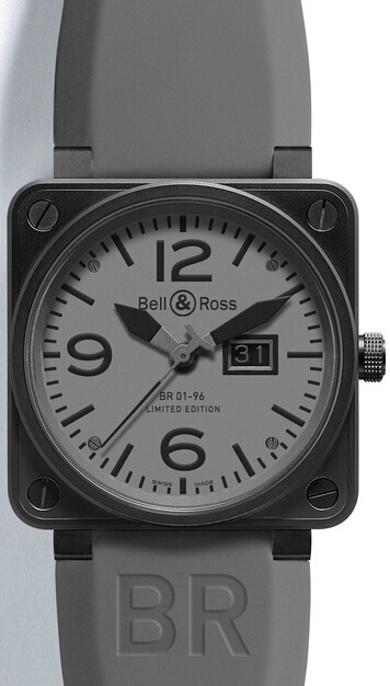 Bell & Ross Aviation BR 01-96 Commando Black PVD Steel BR0196-COMMANDO replica watch